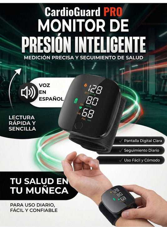 CardioGuard PRO: Tensiómetro Digital de Muñeca